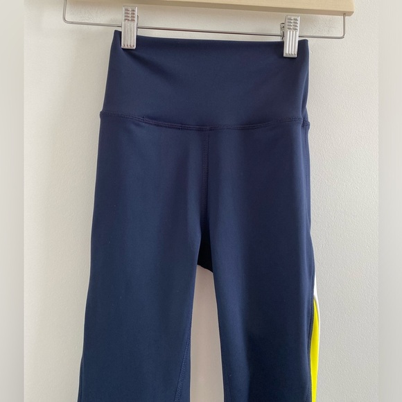 Splits59 Pierce High Waist Techflex 7/8 Legging Indigo, Copper & Yellow Size XS - Picture 5 of 11